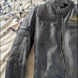 Rare - Scorpion EXO 1909 Leather Motorcycle Jacket, Medium, IMS Special ed